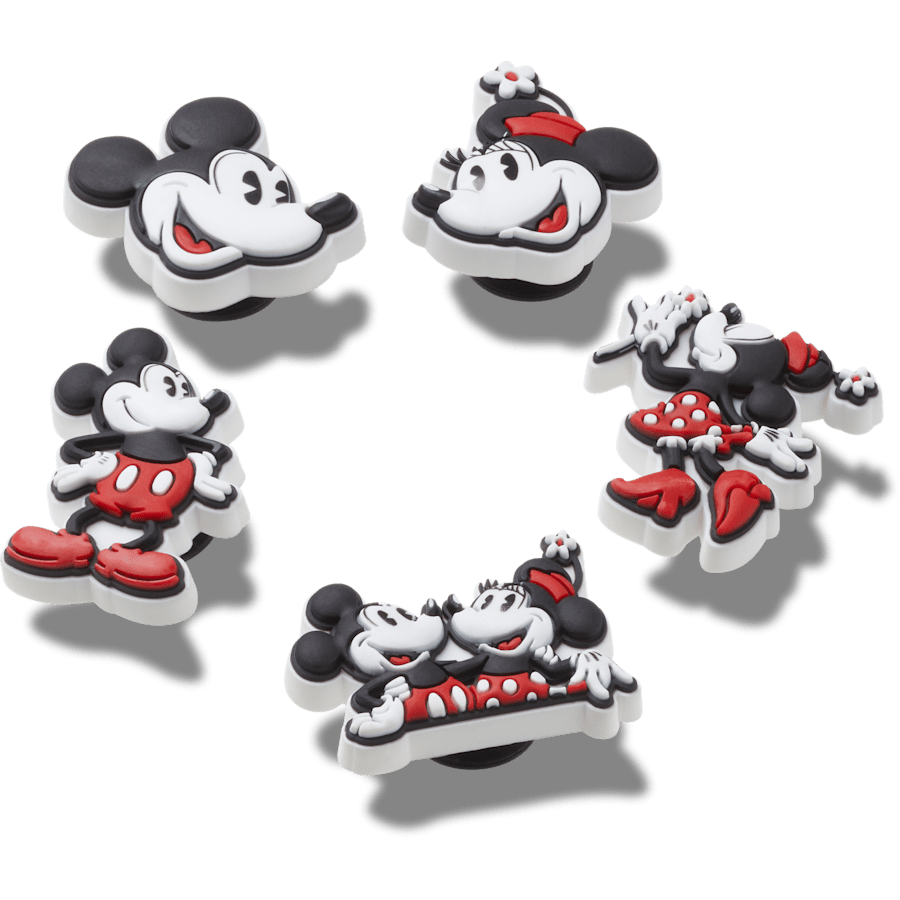 Crocs New | Mickey and Minnie PVC 5 Pack Jibbitz™ charms