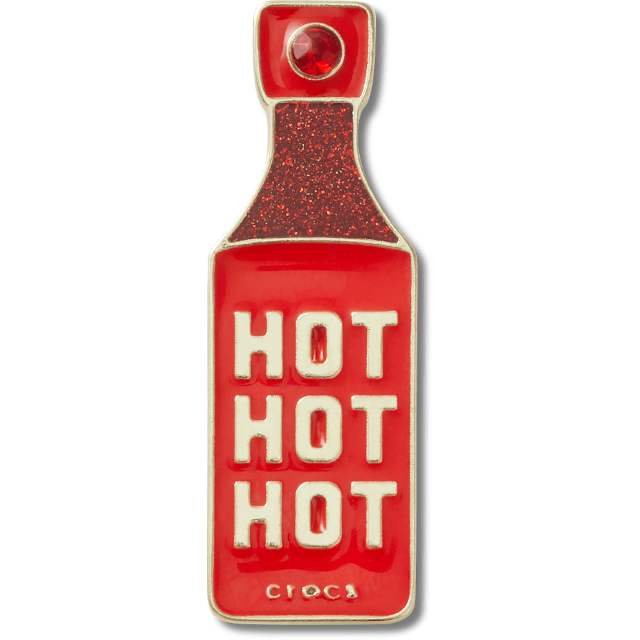 Crocs Outlet | Gold Hot Hot Hot Sauce Jibbitz™ charms