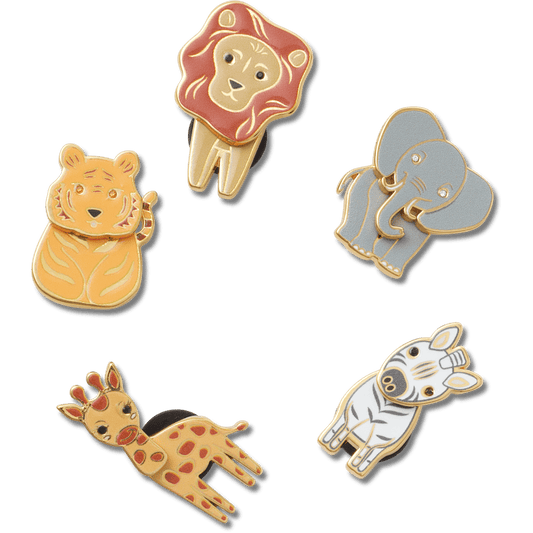 Crocs Online | Enamel Safari 5 Pack Jibbitz™ charms
