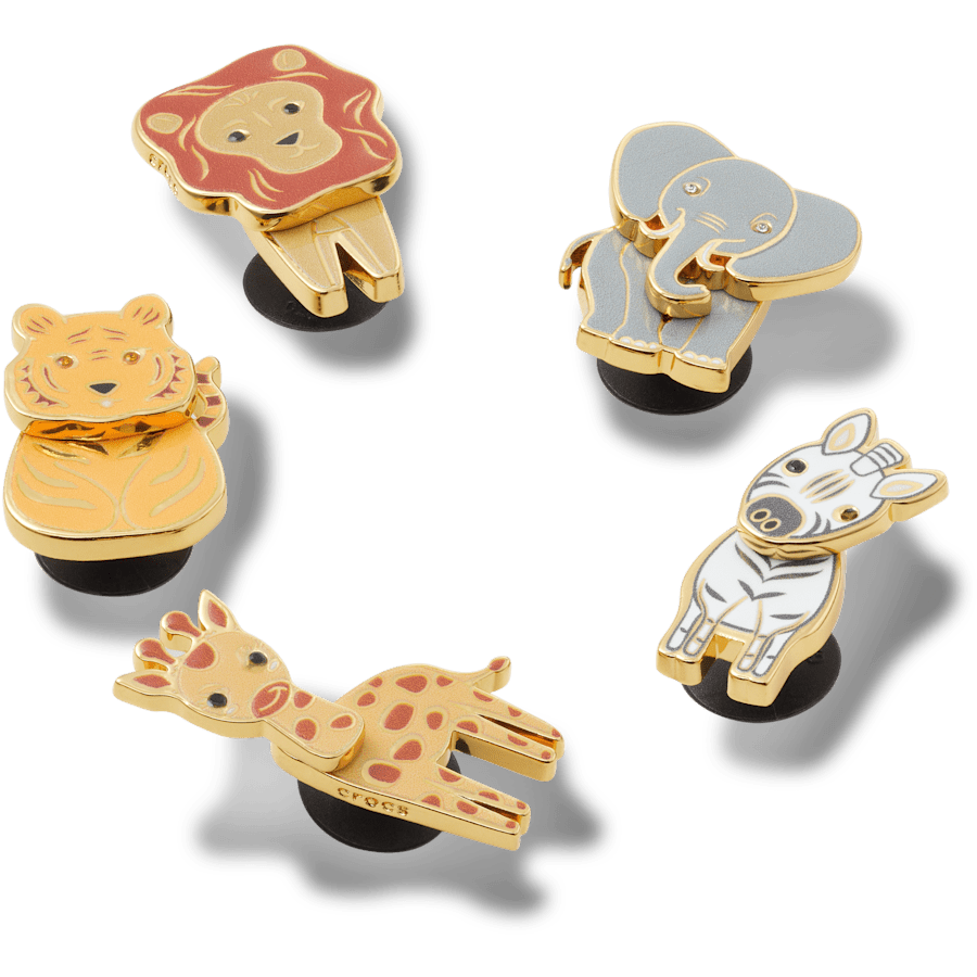 Crocs Online | Enamel Safari 5 Pack Jibbitz™ charms