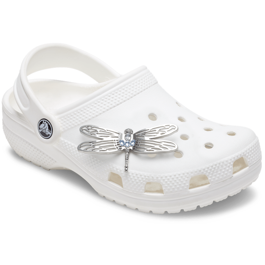 Crocs | Silver Dragonfly Jibbitz™ charms