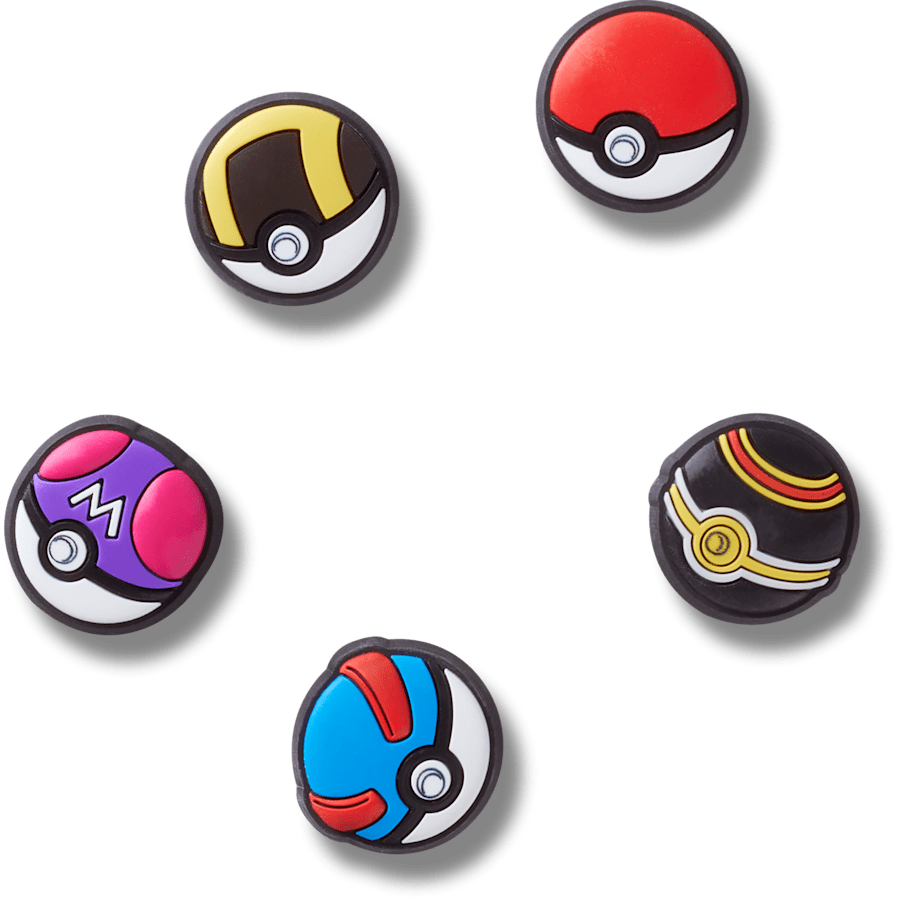 Crocs US | Poke Ball 5 Pack Jibbitz™ charms