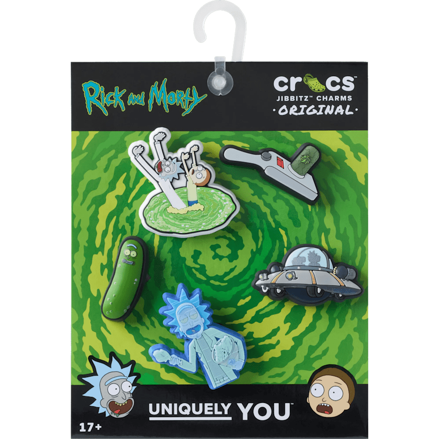 Crocs On sale | Rick and Morty 5 Pack Jibbitz™ charms