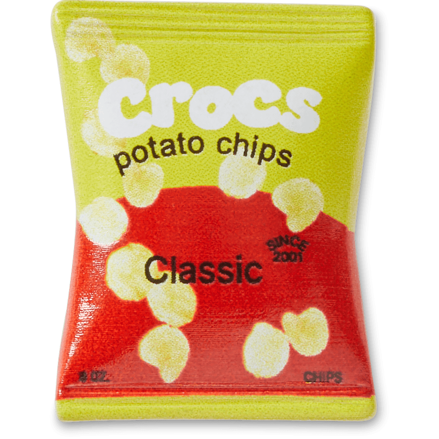 Crocs Sale | Yellow Red Chip Bag Jibbitz™ charms