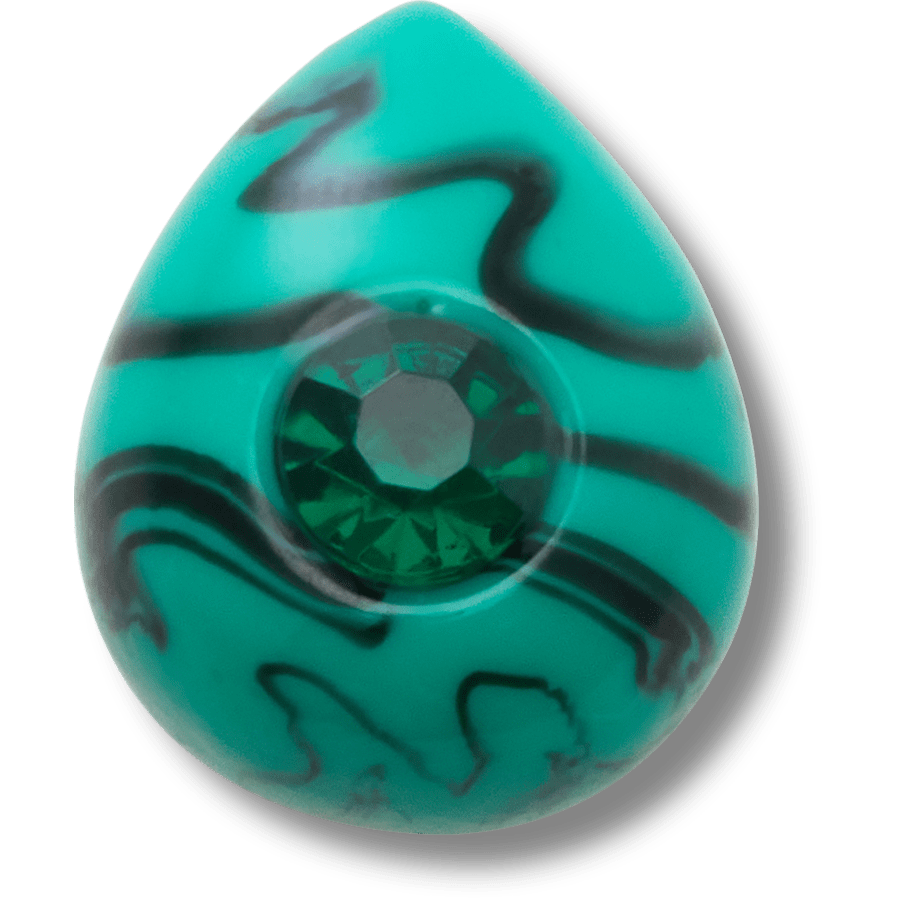 Crocs Outlet | Emerald May Birthstone Collection Jibbitz™ charms