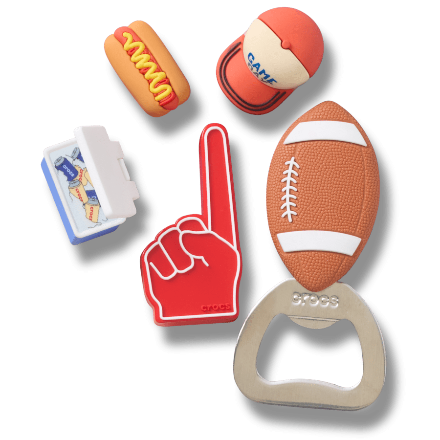 Crocs | Tailgate 5 Pack Jibbitz™ charms