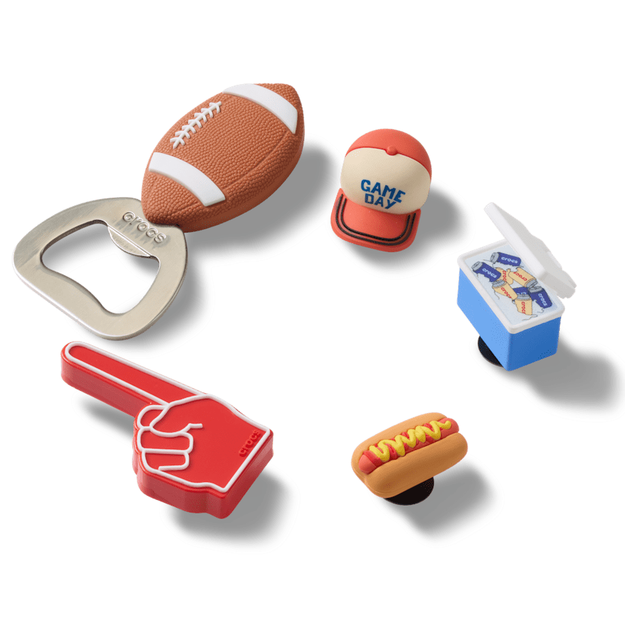 Crocs | Tailgate 5 Pack Jibbitz™ charms