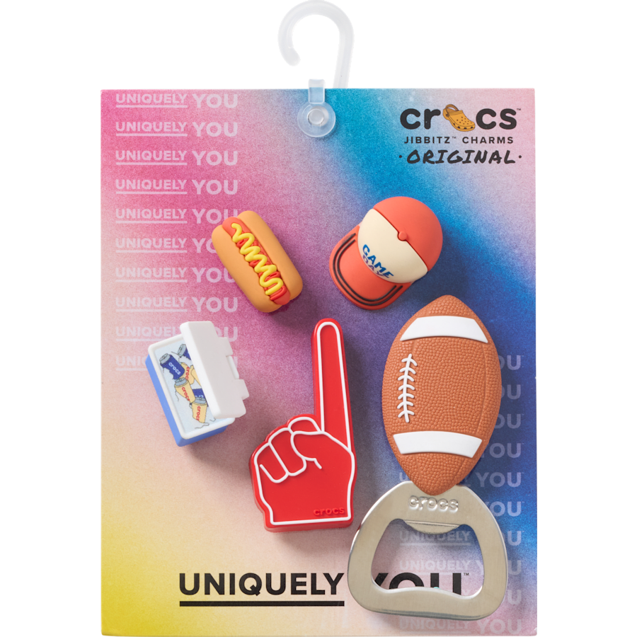 Crocs | Tailgate 5 Pack Jibbitz™ charms