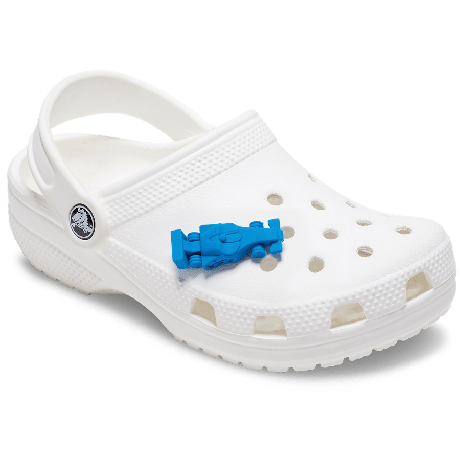 Crocs On sale | 3D Blue Race Car Jibbitz™ charms