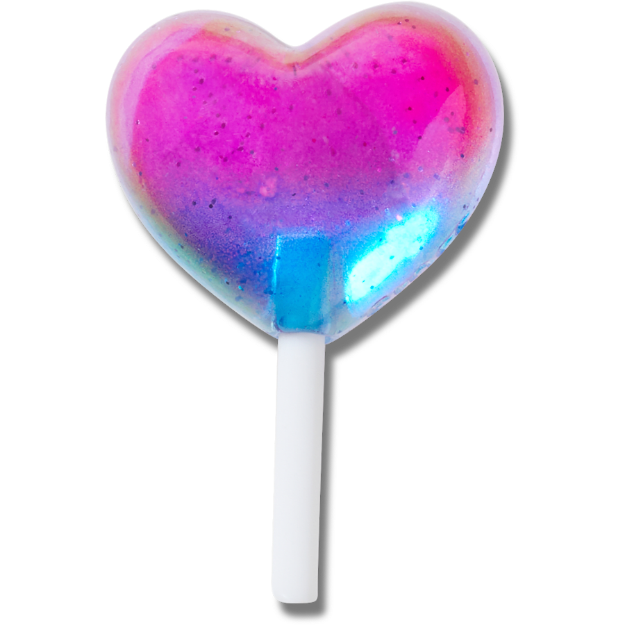 Crocs New | Jelly Heart Lollipop Jibbitz™ charms