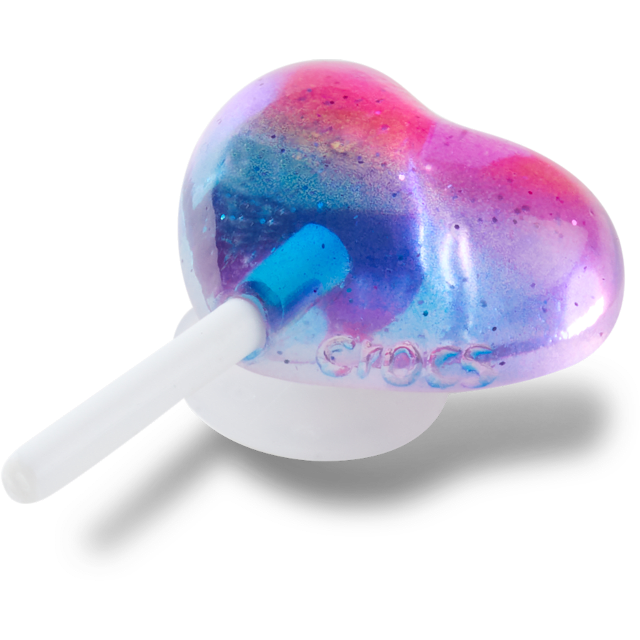 Crocs New | Jelly Heart Lollipop Jibbitz™ charms