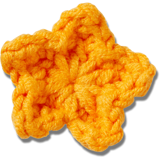 Crocs Outlet | Crafted Crochet Orange Star Jibbitz™ charms