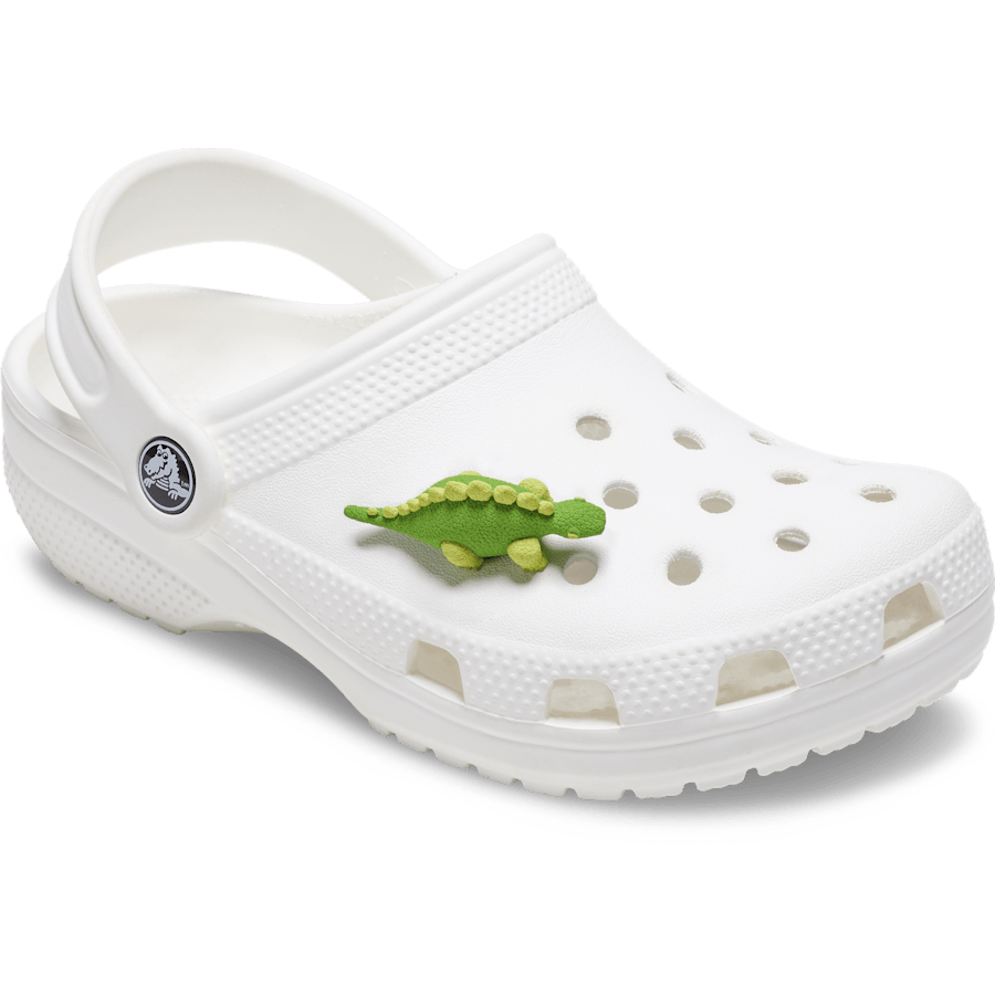 Crocs On sale | 3D Green Dino with Scales Jibbitz™ charms