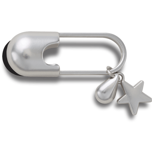 Crocs On sale | Silver Meta Safety Pin Jibbitz™ charms