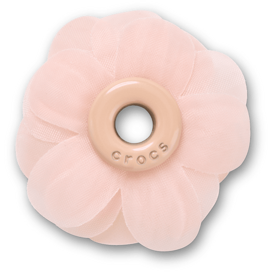 Crocs Online | Pink Chiffon Grommet Jibbitz™ charms