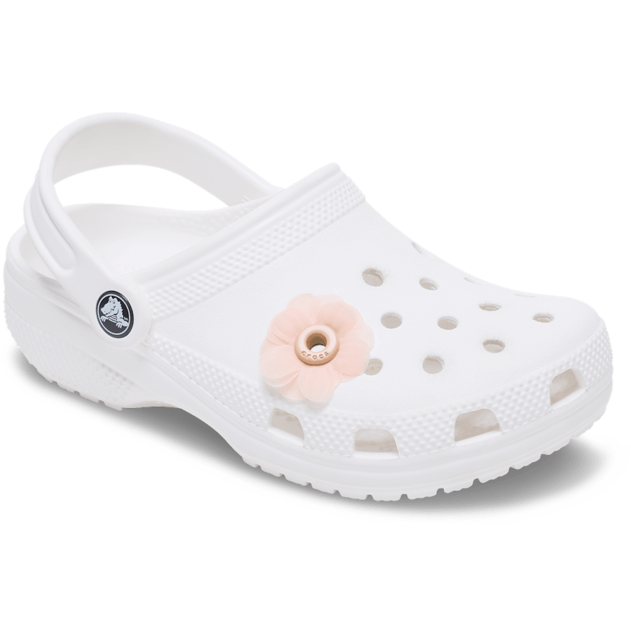 Crocs Online | Pink Chiffon Grommet Jibbitz™ charms