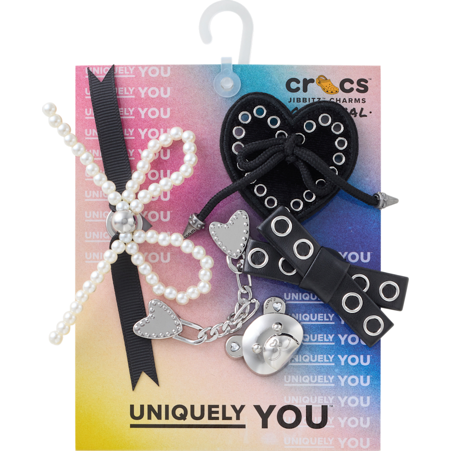 Crocs Outlet | Indie Luxe Silver 5 Pack Jibbitz™ charms