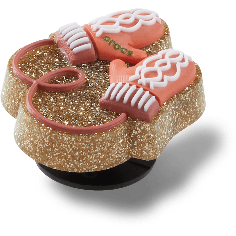 Crocs Discount | Glitter Pink Mittens Jibbitz™ charms