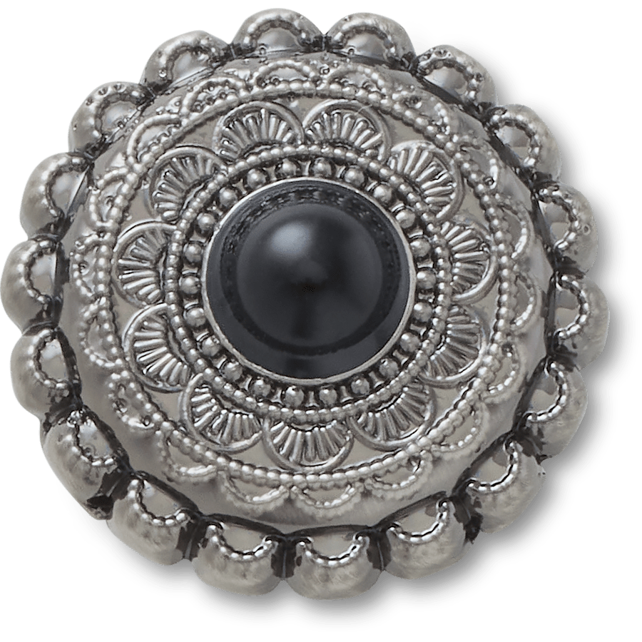 Crocs US | Silver and Black Emblem Jibbitz™ charms