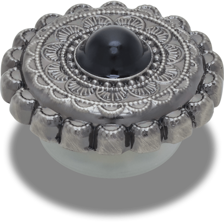 Crocs US | Silver and Black Emblem Jibbitz™ charms