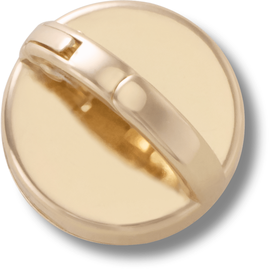 Crocs Outlet | Gold Interchangeable Stud Jibbitz™ charms