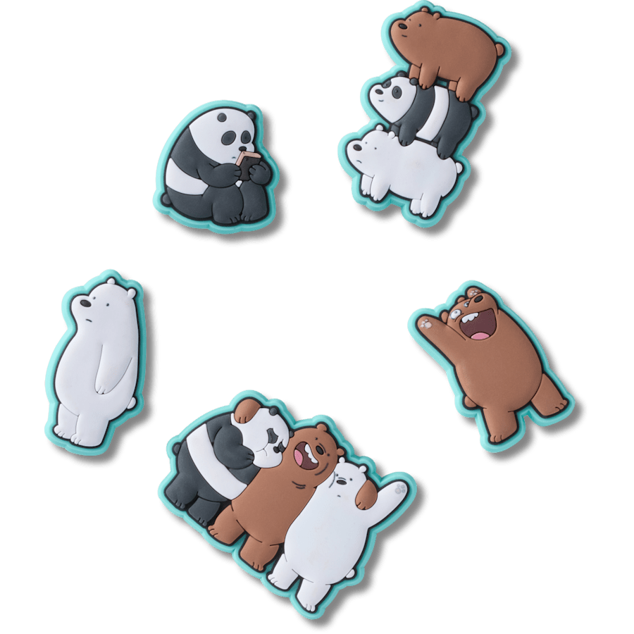 Crocs New | We Bare Bears 5 Pack  Jibbitz™ charms