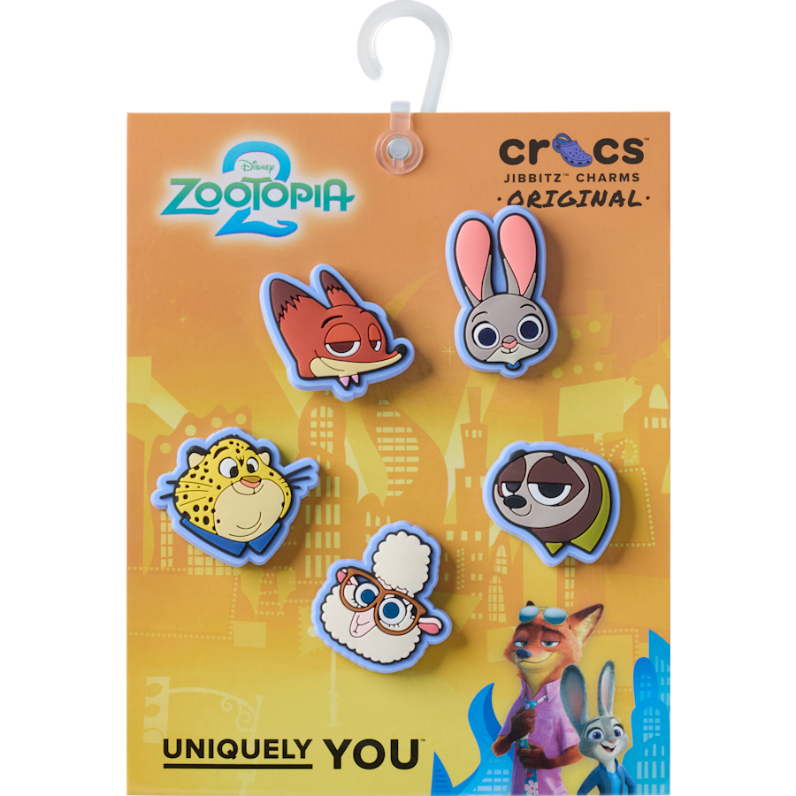 Crocs New | b'Disney Zootopia 2 5 Pack Jibbitz Shoe Charm'