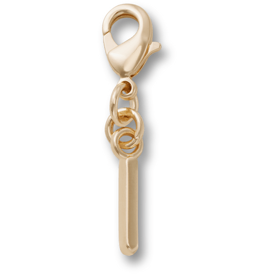 Crocs Online | Gold Letter I Charm Jibbitz™ charms