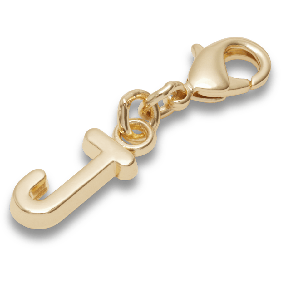 Crocs Online | Gold Letter J Charm Jibbitz™ charms