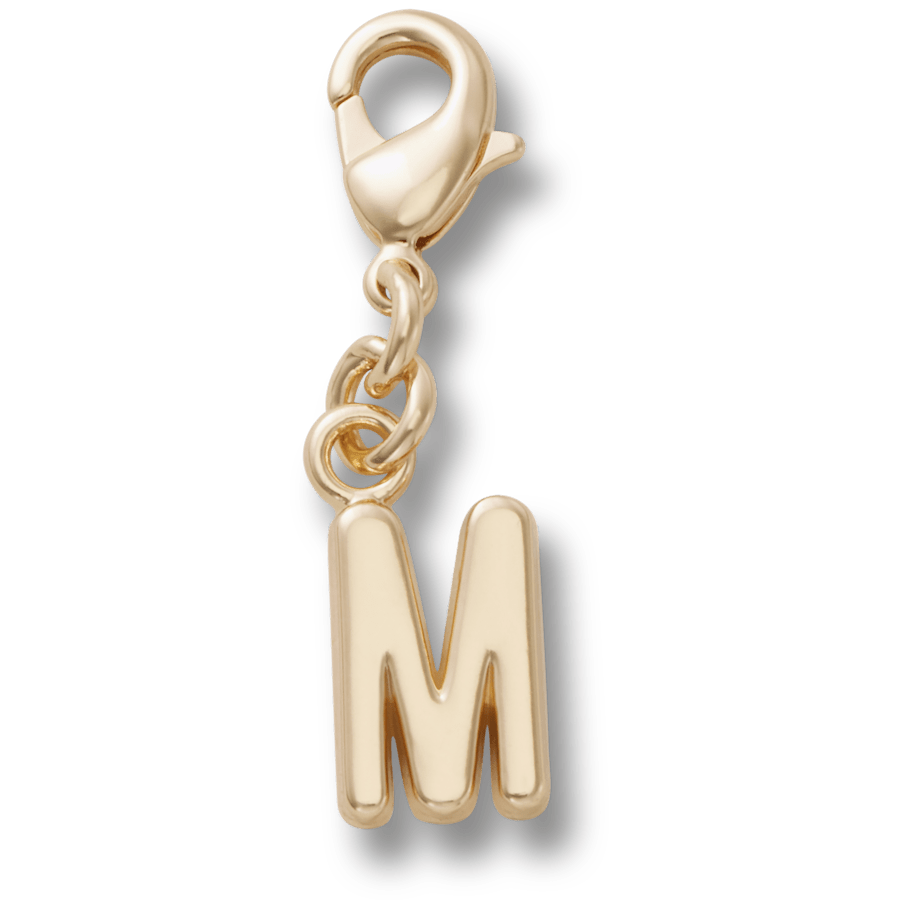 Crocs US | Gold Letter M Charm Jibbitz™ charms
