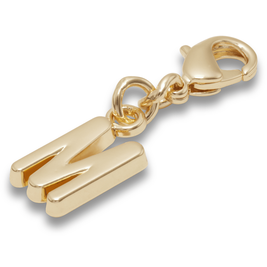 Crocs US | Gold Letter M Charm Jibbitz™ charms