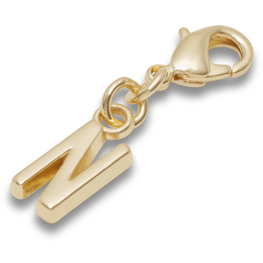 Crocs Online | Gold Letter N Charm Jibbitz™ charms