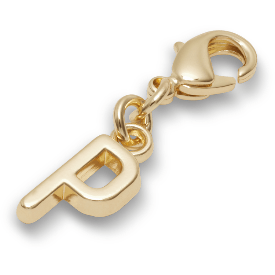 Crocs | Gold Letter P Charm Jibbitz™ charms