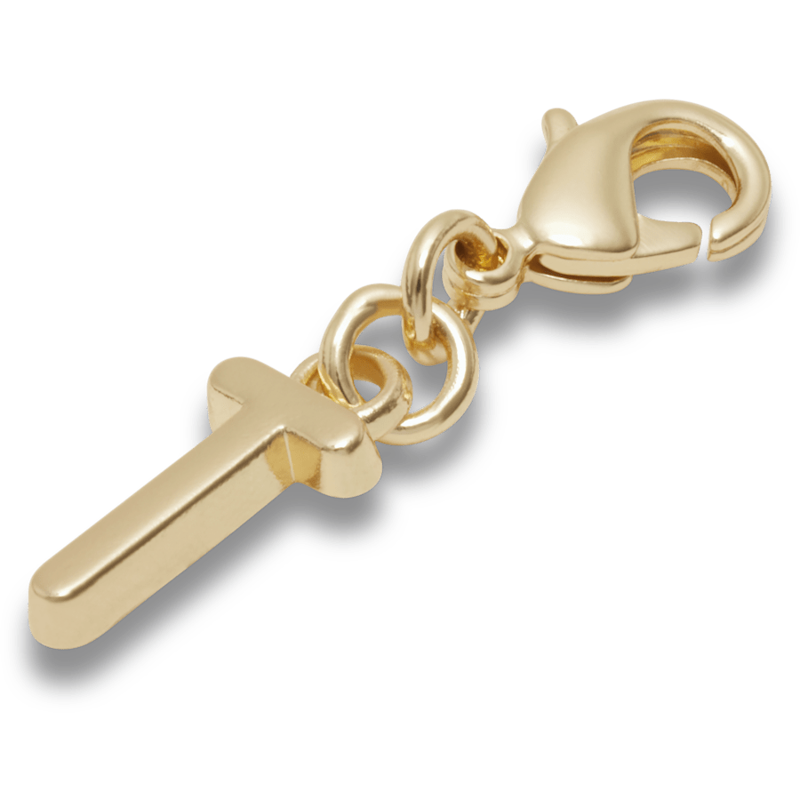 Crocs Sale | Gold Letter T Charm Jibbitz™ charms