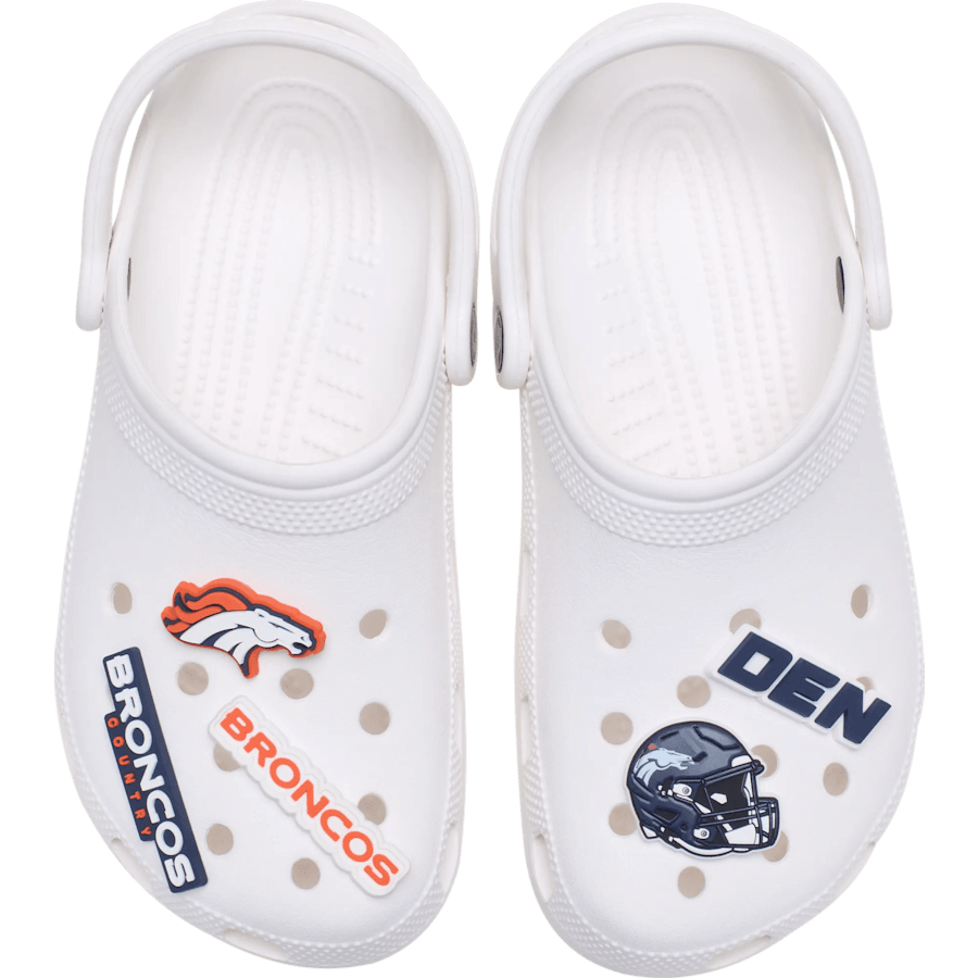 Crocs New | NFL Denver Broncos 5 Pack Jibbitz Shoe Charm