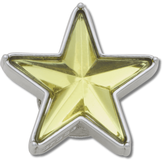 Crocs For Sale | Silver and Green SMT Gem Star Jibbitz™ charms