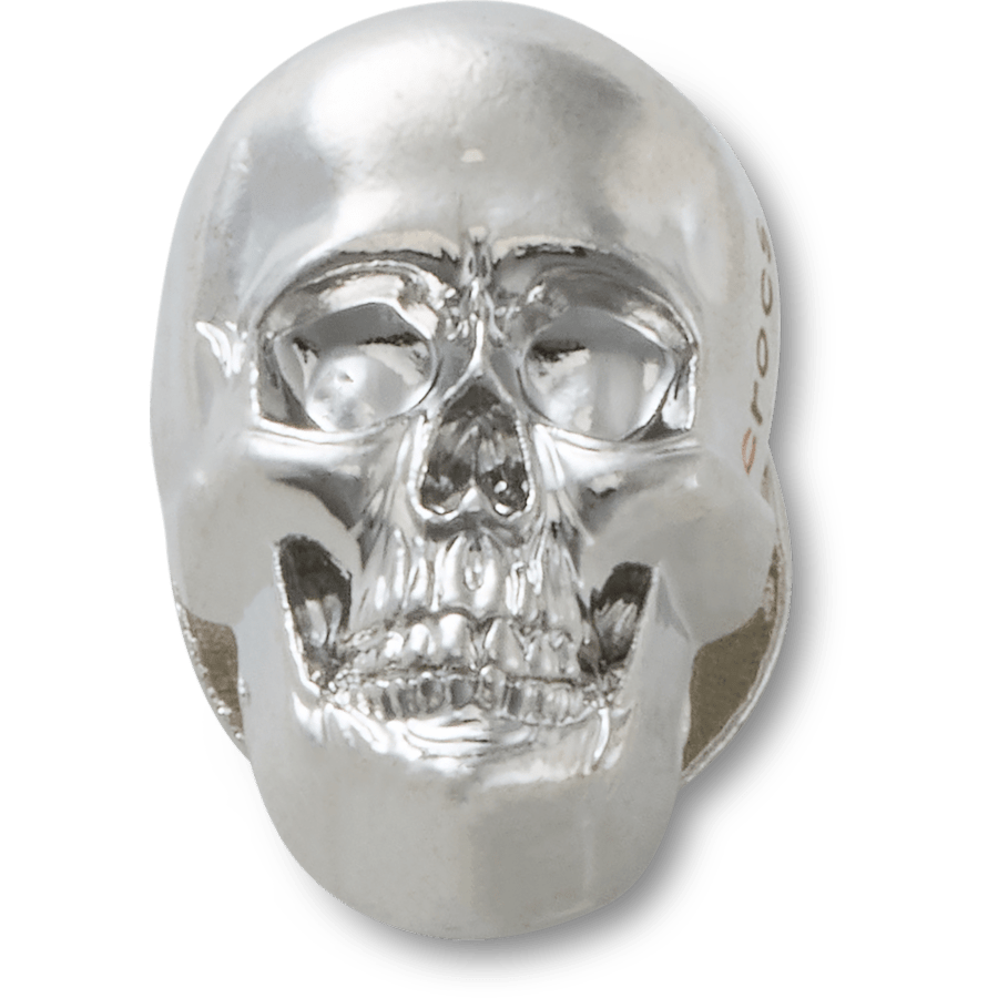 Crocs Outlet | Silver Skull Jibbitz™ charms