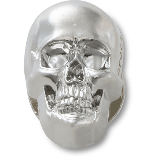 Crocs Outlet | Silver Skull Jibbitz™ charms