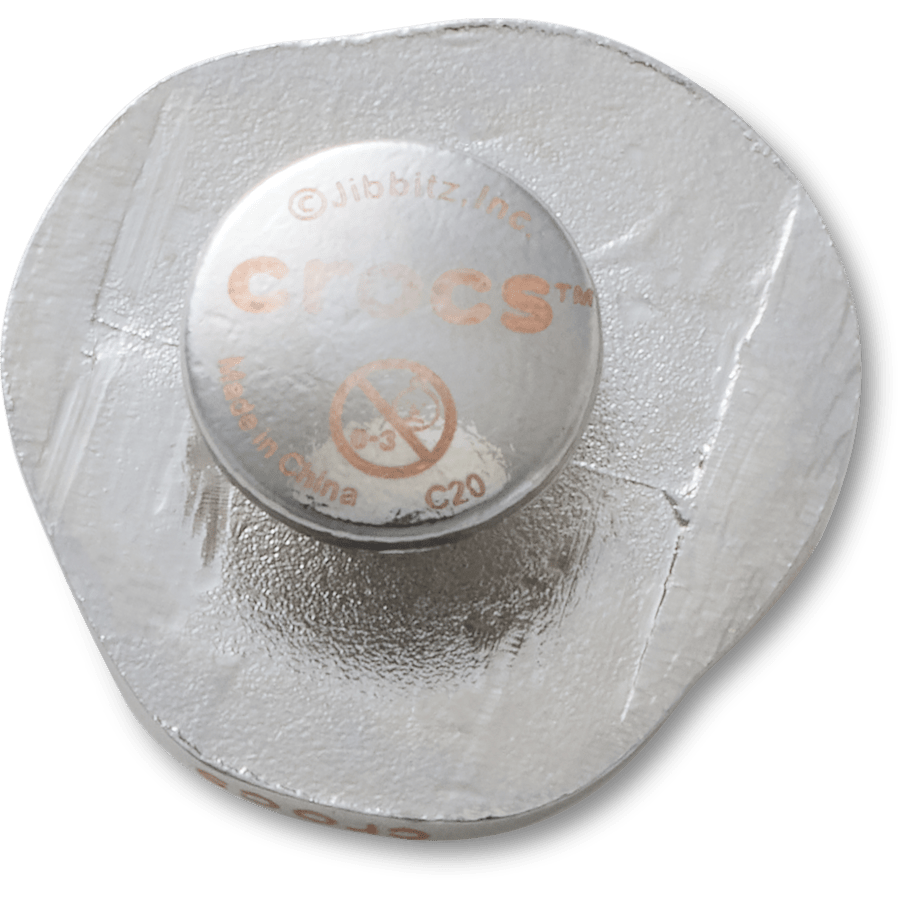 Crocs Online | Silver and Pearl Disc Jibbitz™ charms