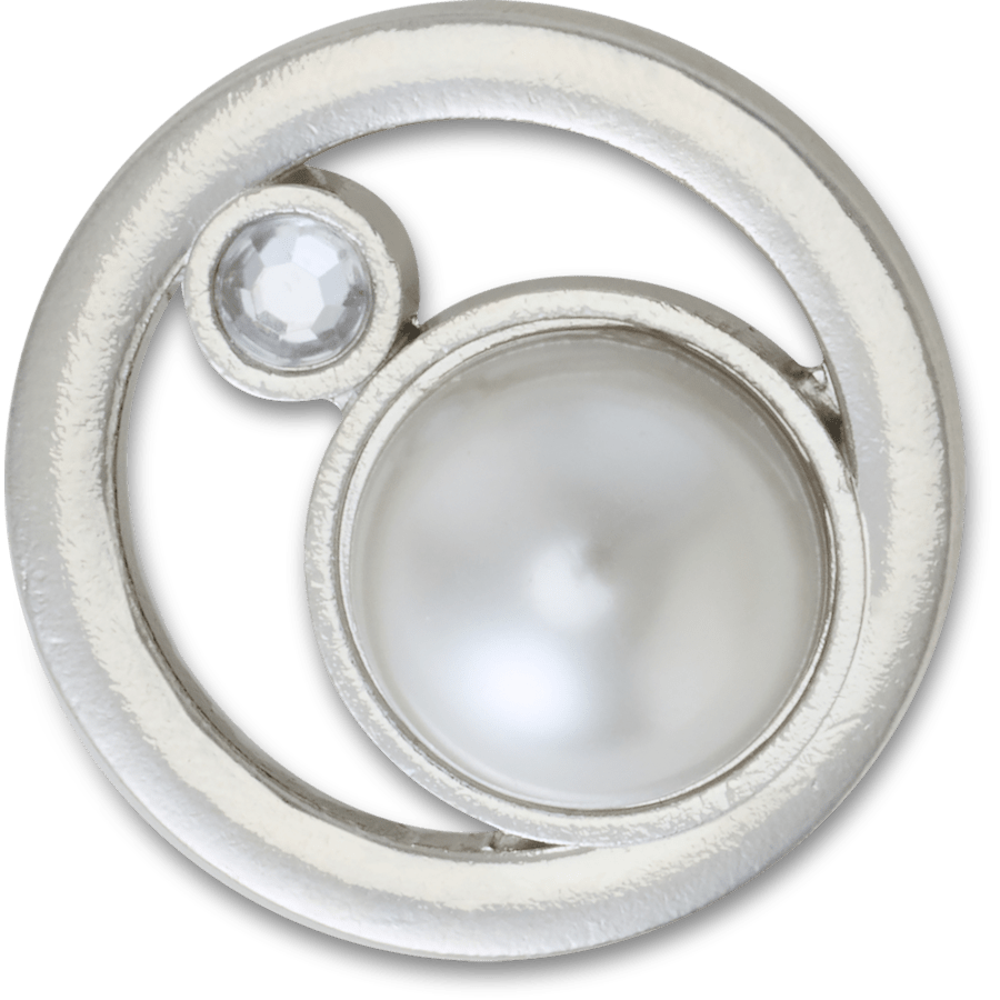Crocs On sale | Silver Ring With Pearl Jibbitz™ charms