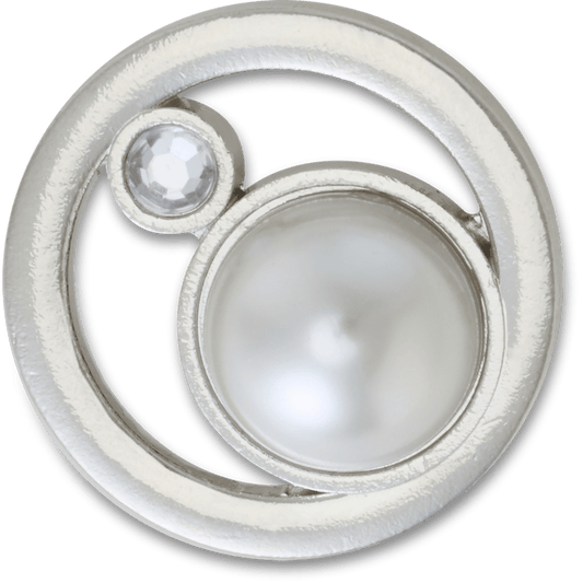 Crocs On sale | Silver Ring With Pearl Jibbitz™ charms