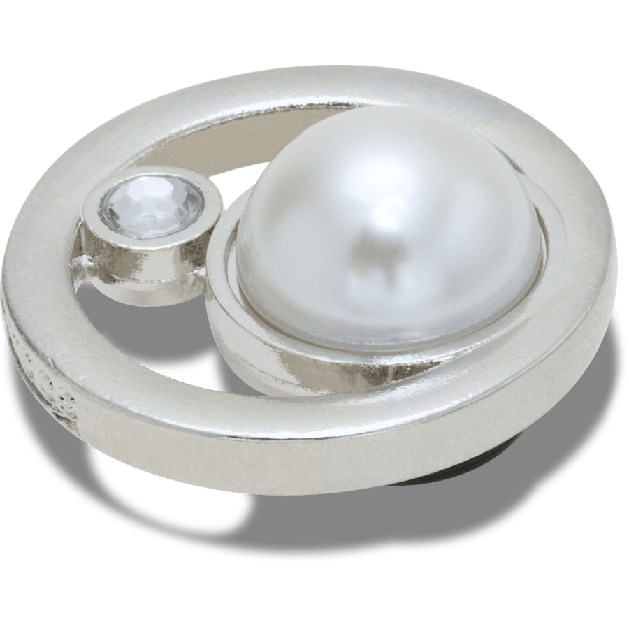 Crocs On sale | Silver Ring With Pearl Jibbitz™ charms