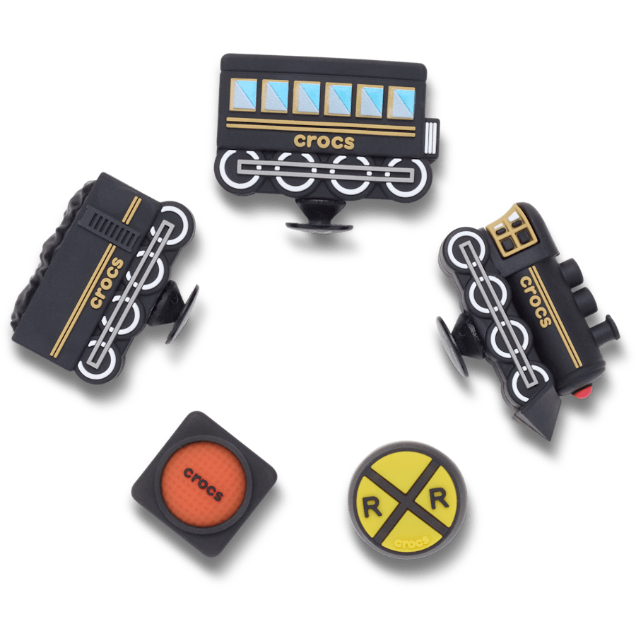 Crocs On sale | 3D Train 5 Pack Jibbitz™ charms