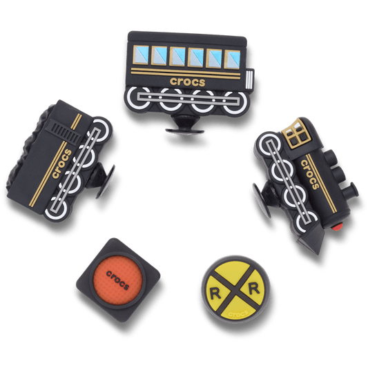 Crocs On sale | 3D Train 5 Pack Jibbitz™ charms