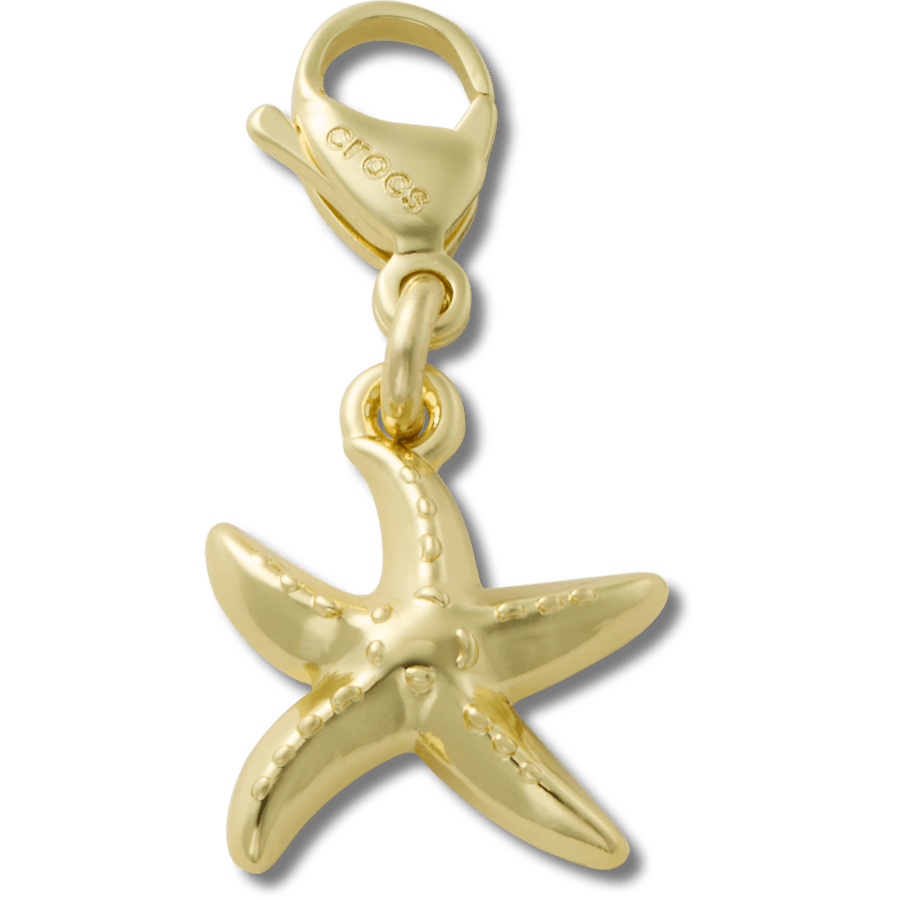 Crocs | Gold Starfish Charm Jibbitz charm