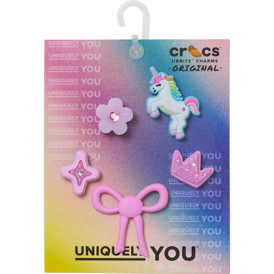 Crocs Online | Sweet Pink Girls 5 Pack Jibbitz™ charms