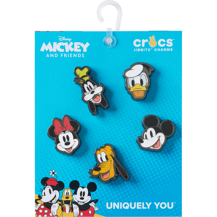 Crocs Online | Mickey & Friends Elevated 5-pack Jibbitz Shoe Charm