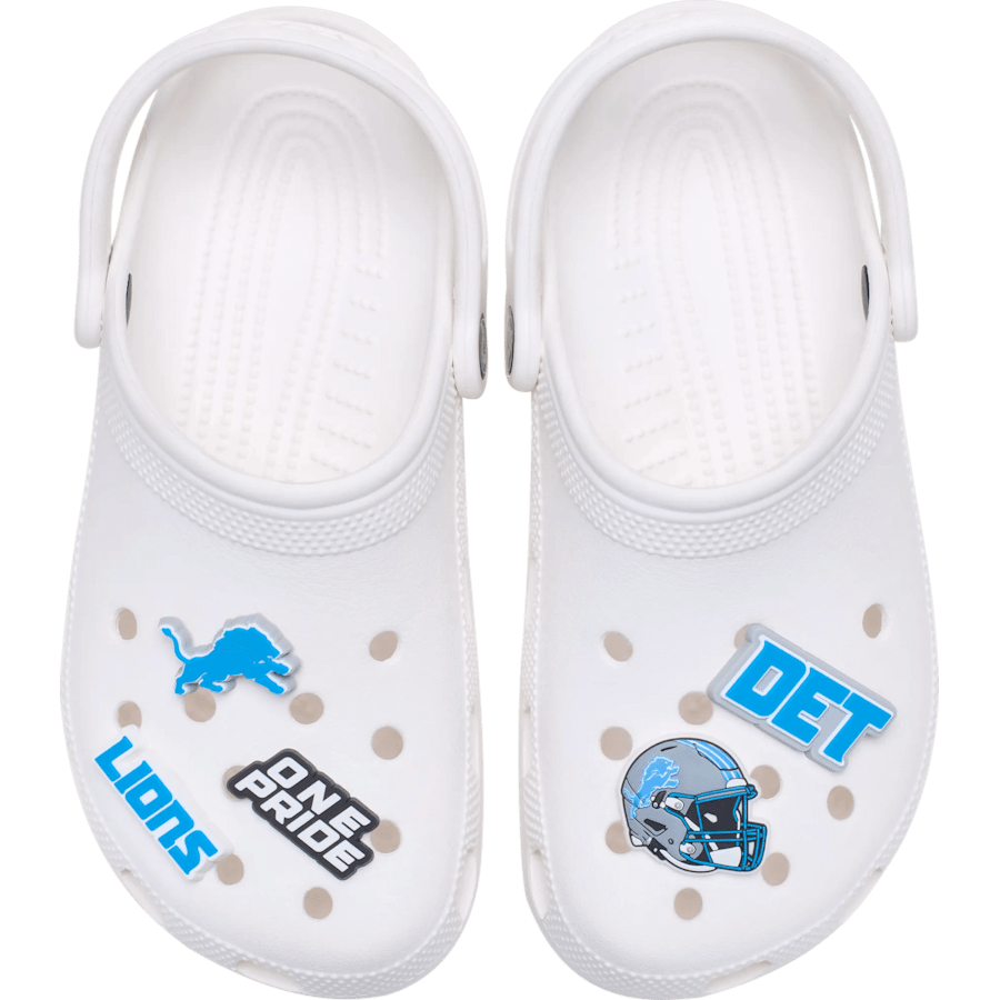Crocs For Sale | NFL Detroit Lions 5 Pack Jibbitz Shoe Charm