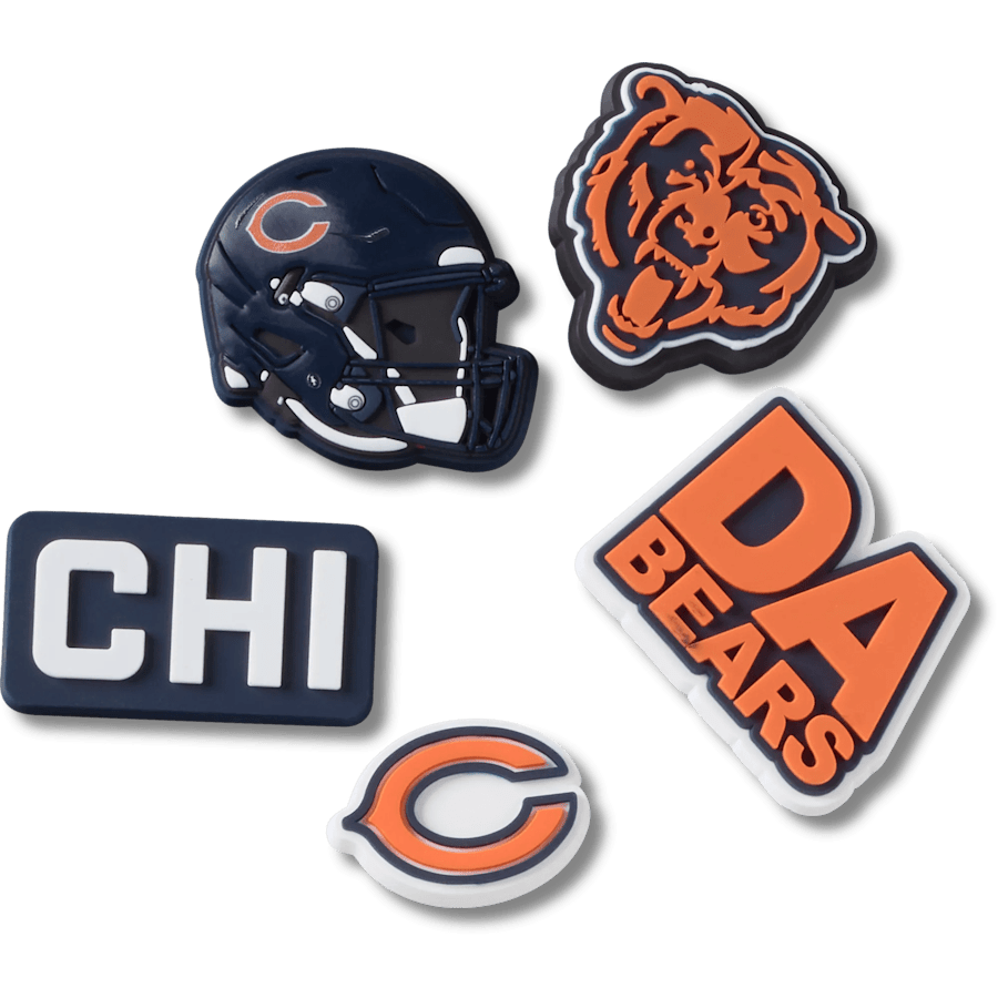 Crocs US | NFL Chicago Bears 5 Pack Jibbitz Shoe Charm