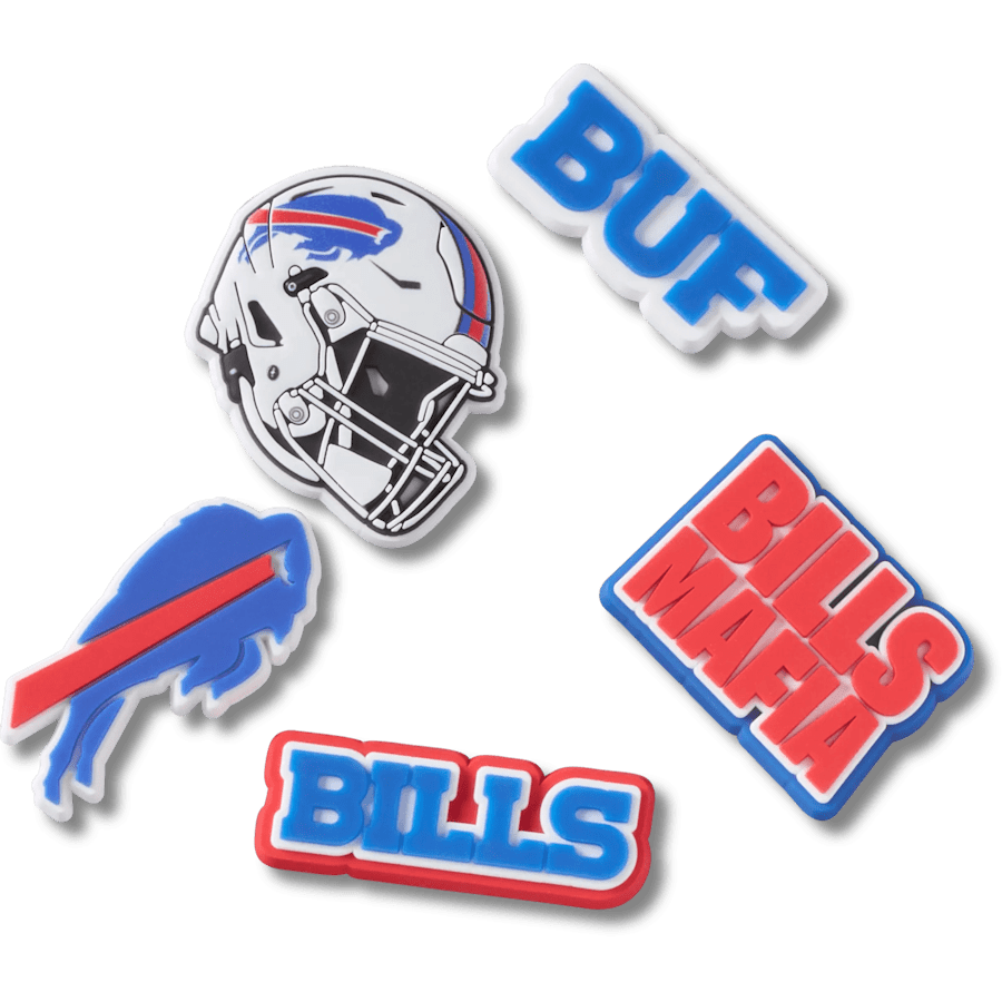Crocs New | NFL Buffalo Bills 5 Pack Jibbitz Shoe Charm